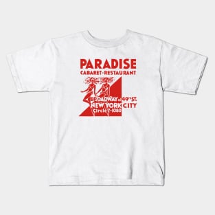 1930's Paradise Cabaret New York City Kids T-Shirt